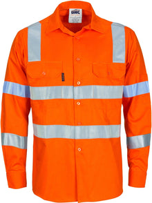  HIVIS D/N L/W COTTON SHIRT - kustomteamwear.com