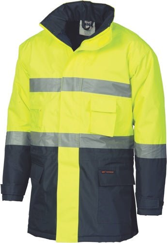 HiVis D/N two tone parka - kustomteamwear.com