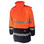 HiVis FR & HRC2 D/N Rain Jacket - kustomteamwear.com