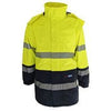 HiVis FR & HRC2 D/N Rain Jacket - kustomteamwear.com