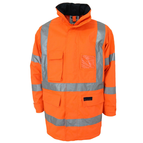 HiVis "H" pattern Biomotion tape jacket - kustomteamwear.com