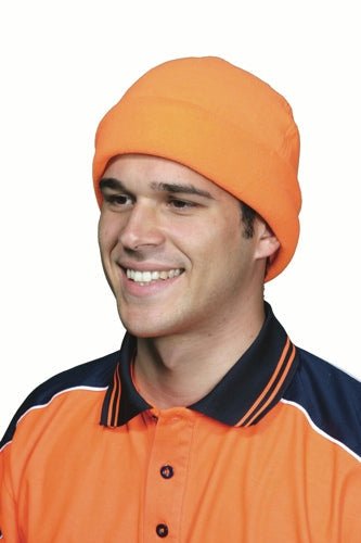 HiVis micro fleece beanie - kustomteamwear.com