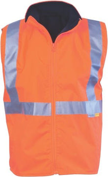  HiVis Reversible Vest with 3M R/Tape - kustomteamwear.com