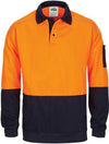 HiVis Rugby Top Windcheater with Two Side Zipped Pockets - kustomteamwear.com