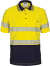 HIVIS Segment Taped Cotton Jersey Polo Short Sleeve - kustomteamwear.com