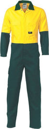 HiVis Two Tone Cott on Coverall - kustomteamwear.com