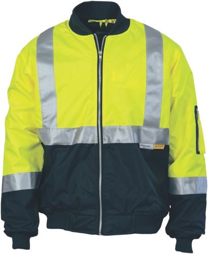 HiVis Two Tone Flying Jacket with 3M R/Tape - kustomteamwear.com