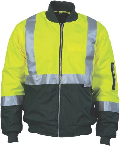 HiVis Two Tone Flying Jacket with 3M R/Tape - kustomteamwear.com