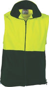 HiVis Two Tone Full Zip Polar Fleece Vest - kustomteamwear.com