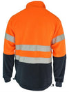 HiVis two tone full zip polar fleece with generic R/Tape - kustomteamwear.com