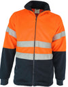 HiVis two tone full zip polar fleece with generic R/Tape - kustomteamwear.com