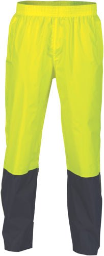 HiVis Two Tone Light weight Rain pants - kustomteamwear.com