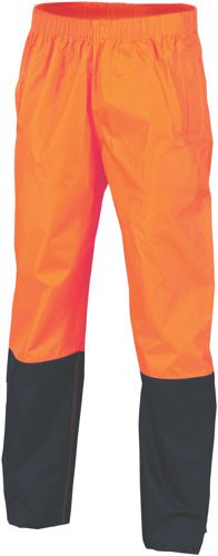 HiVis Two Tone Light weight Rain pants - kustomteamwear.com