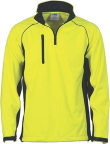  HiVis "X" back Rain jacket Biomotion tape - kustomteamwear.com