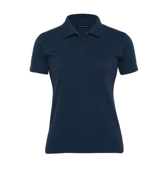 Jacquard Ottoman Balmoral Polo - Womens - kustomteamwear.com