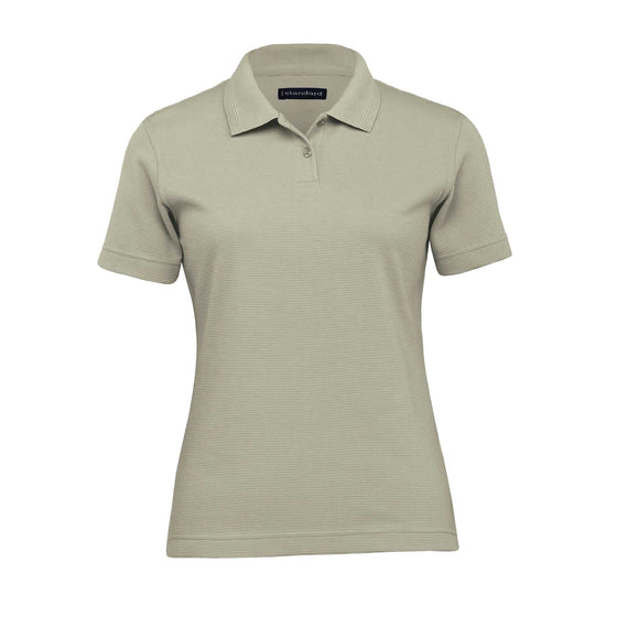 Jacquard Ottoman Balmoral Polo - Womens - kustomteamwear.com