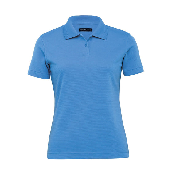 Jacquard Ottoman Balmoral Polo - Womens - kustomteamwear.com