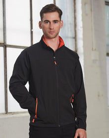  JK15 Men's Softshell Contrast Jacket - kustomteamwear.com