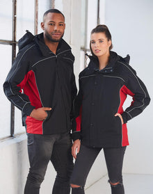  JK18 3 in 1 Jacket, silver relective piping - kustomteamwear.com