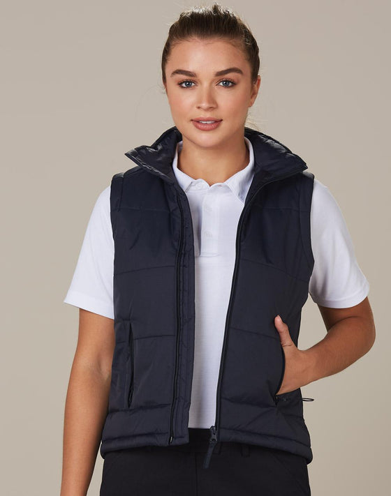 JK30 Ladies' Nylon Rip stop Padded Vest - kustomteamwear.com