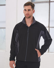  JK31 MenÕs Contrast Softshell Jacket - kustomteamwear.com