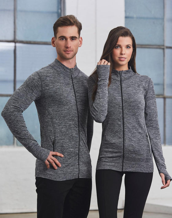 JK39 Unisex Seamless Heather Jacket - kustomteamwear.com