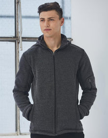  JK41 Men's Heather Bonded Fleece Jacket - kustomteamwear.com