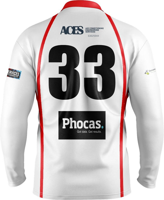 Junior team 4 Long Sleeve Polo (Aces) - kustomteamwear.com