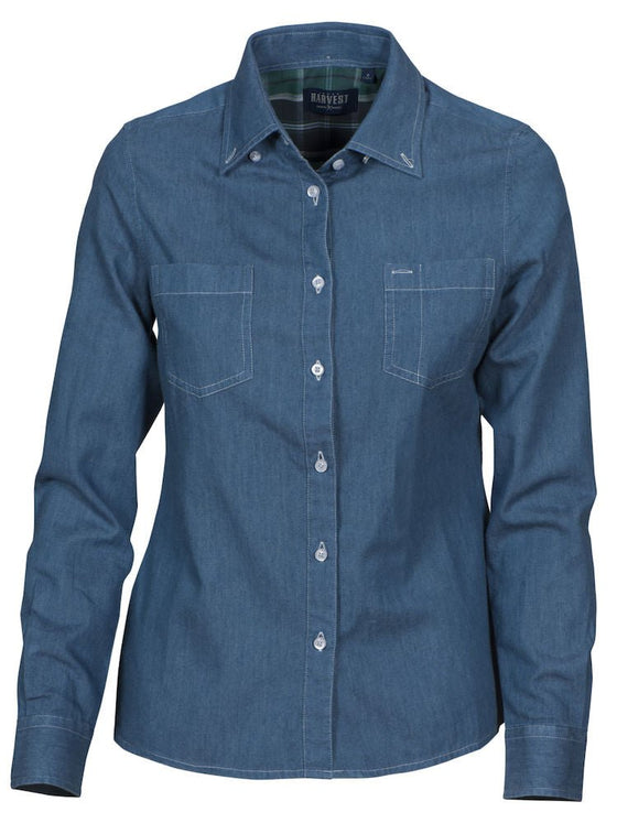 Jupiter Women's Denim Shirt - kustomteamwear.com