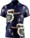 Kooky Kooka Men's Short Sleeve Polo - fungear.com.au