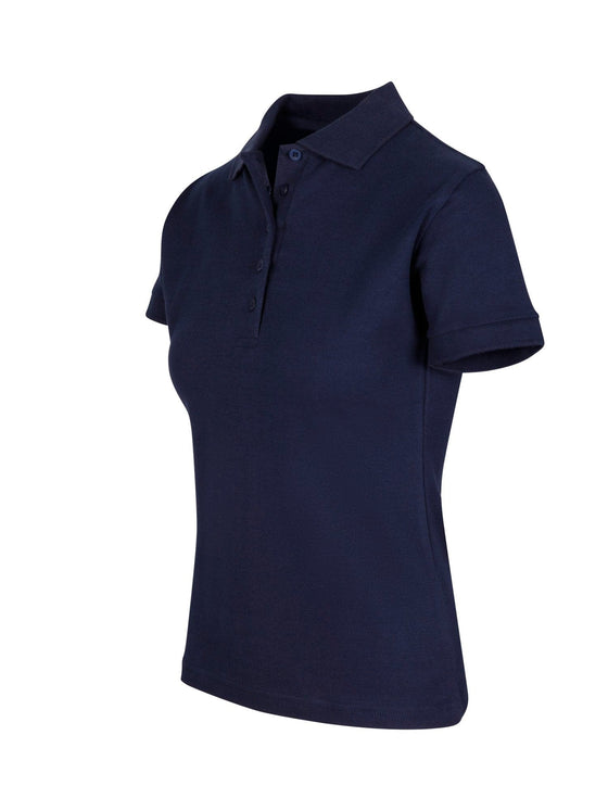 Ladies 100% Cotton Pique Knit Polo - kustomteamwear.com