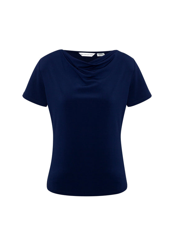 Ladies Ava Drape Knit Top - kustomteamwear.com