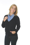 Ladies Cardigan - Wool Blend - kustomteamwear.com