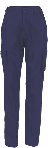 Ladies Cotton Drill Cargo Pants - kustomteamwear.com