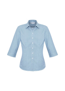  Ladies Ellison 3/4 Sleeve Shirt - kustomteamwear.com