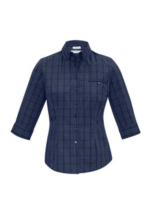  Ladies Harper 3/4 Sleeve Shirt - kustomteamwear.com