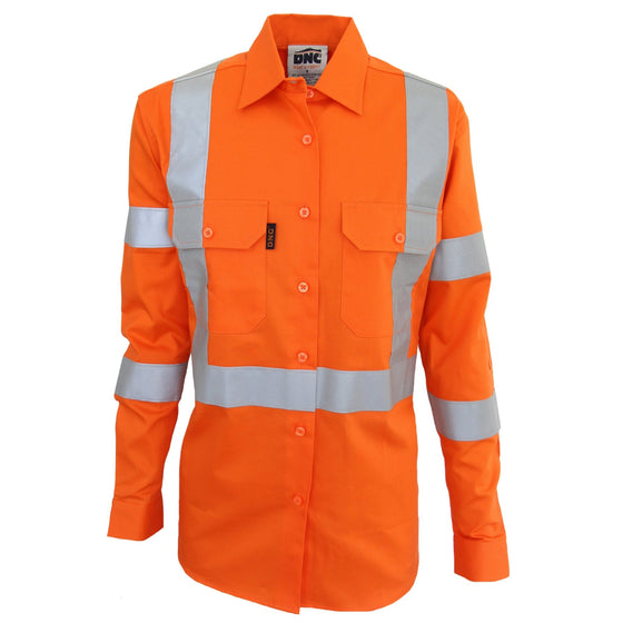 Ladies HiVis 3 way vented "X" back & Bio-motion taped shirt - kustomteamwear.com