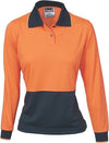 Ladies HiVis Two Tone Polo Shirt - Long Sleeve - kustomteamwear.com