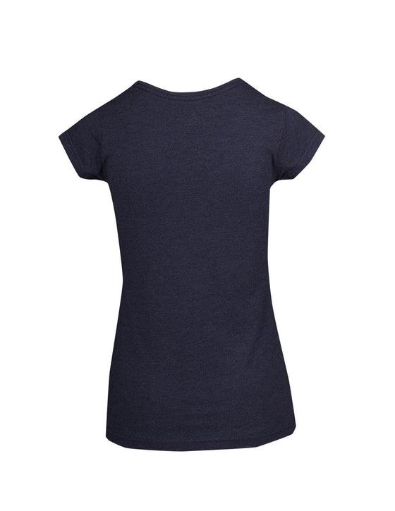 Ladies Marl Scoop Neck T-shirt - kustomteamwear.com