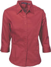 Ladies Premier Stretch Poplin Business Shirts - 3/4 Sleeve - kustomteamwear.com