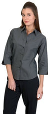 Ladies Premier Stretch Poplin Business Shirts - 3/4 Sleeve - kustomteamwear.com