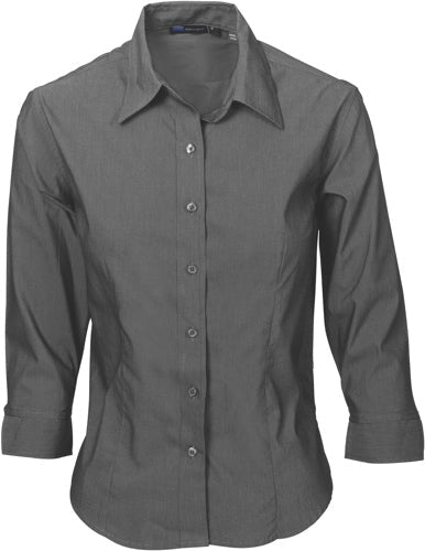 Ladies Premier Stretch Poplin Business Shirts - 3/4 Sleeve - kustomteamwear.com