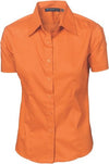 Ladies Premier Stretch Poplin Business Shirts - Short Sleeve - kustomteamwear.com