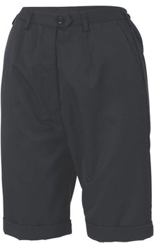  Ladies P/V Flat Front Shorts - kustomteamwear.com