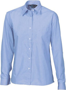  Ladies Regular Collar, Side Splits, Single Pocket - Long Sleeve - kustomteamwear.com