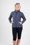 Ladies Soft Shell HOODED Jacket - TEMPEST Range - kustomteamwear.com