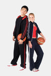 Ladies Striped Track Pants - kustomteamwear.com