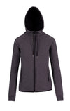 Ladies/junior 320gsm Soft cotton/bonded polar fleece Hoodie - kustomteamwear.com