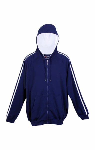 Ladies/Junior stripe sleeves Hoodies - kustomteamwear.com