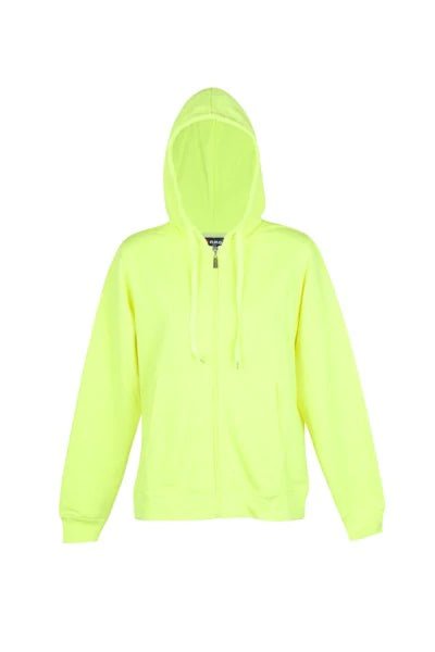 Ladies/juniors Zip Fluoro Hoodies - kustomteamwear.com